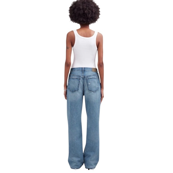NEW MADEWELL Low-Slung Baggy Jeans Wide Leg Size 25P - Picture 3 of 8